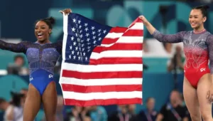 Simone Biles and Suni Lee won medals in the Olympic all-around final Thursday