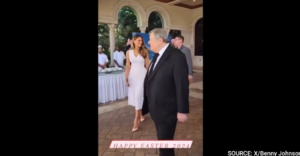 Internet Goes Wild Over Pic of Barron, Melania