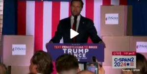 WATCH: Reporter Questions JD Vance on Abortion, Gets Booed By the Crowd