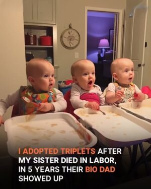 Doctor Raises Triplets after Mother Dies in Labor, in 5 Years Their Bio Dad Appears