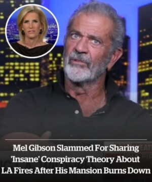 Mel Gibson slammed for sharing ‘insane’ conspiracy theory about LA fires after his mansion burns down