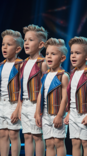 I CANT STOP LAUGHING! Four boys take the stage for a church performance, but within seconds, the entire crowd is in stitches, And the boy in the vest? PURE COMEDY GOLD! Watch closely, his antics will have you crying with laughter