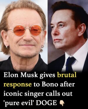 Elon Musk with brutal comeback after Bono calls out DOGE cuts
