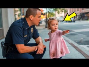 A girl approaches a policeman and says 3 words, he immediately calls for reinforcements!