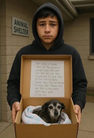 The Boy, the Dog, and the Note: A 14-Year-Old’s Act of Love Inspires Millions