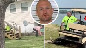 Rock-Throwing Guy Who Was Run Over By A Golf Cart Has Been Identified