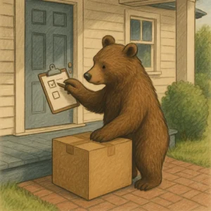Bear Caught Doing “Quality Control” on Porch Delivery — The Internet Can’t Get Enough