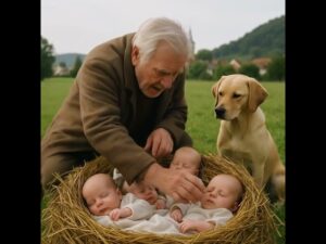 An Elderly Farmer Found Three Abandoned Babies on His Land…
