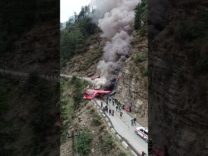 Crash on Mountain Road with Ka & Viman Durghatna (Pahar Scene) 😭😭😭