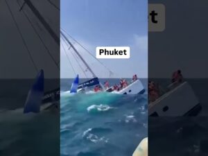 Catamaran Carrying Chinese Tourists Begins Sinking Near Phuket.#shorts#marinelife #maritime