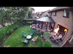 🔥 Garden Fire Globe Explosion Caught on Camera: Man Narrowly Escapes Disaster