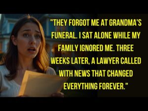 “They Forgot Me at Grandma’s Funeral—Then I Discovered She Left Me Her House”