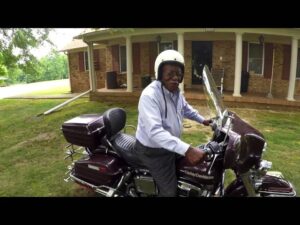 82 year old father and his Harley.