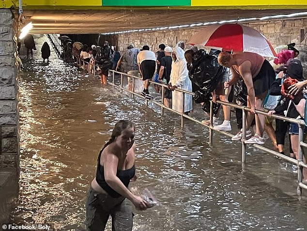 Biblical flooding in Midwest shuts down state fair, closes airport and leaves residents trapped in homes