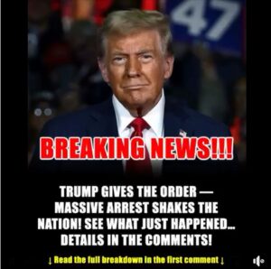 President Trump’s FBI Announces Major Arrestt