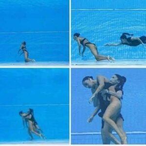Was she struggling in the water?