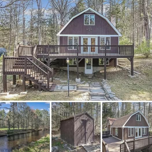 Charming Creekside Chalet in Shohola, PA