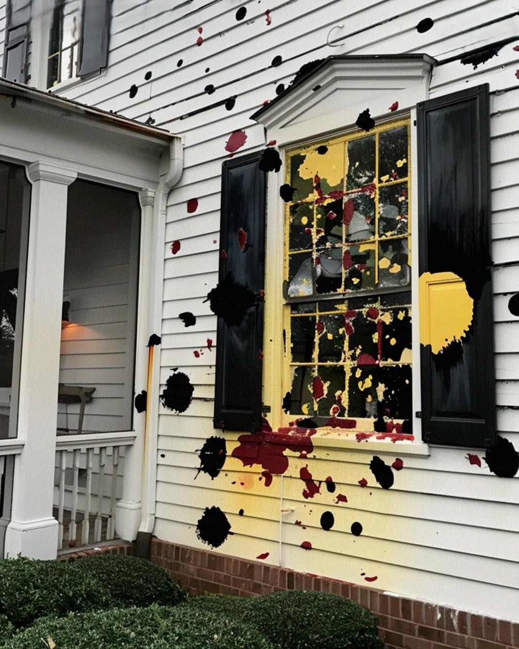 My Neighbor Totally Ruined My Windows with Paint after I Refused to Pay $2,000 for Her Dog’s Treatment