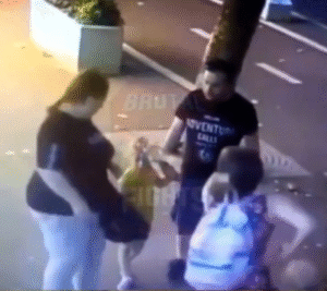 Shocking Video: Woman Stabs 3-Year-Old Boy in the Face, Tries to Attack His Brother Before Parents Intervene in Tbilisi