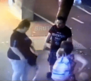 Alarming Incident in Tbilisi: Woman Confronts Young Children Before Parents Step In