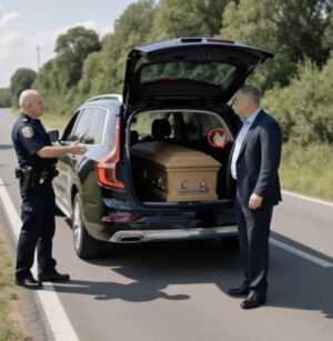 Police officer stopped a hearse for speeding and decided to check the coffin: What he