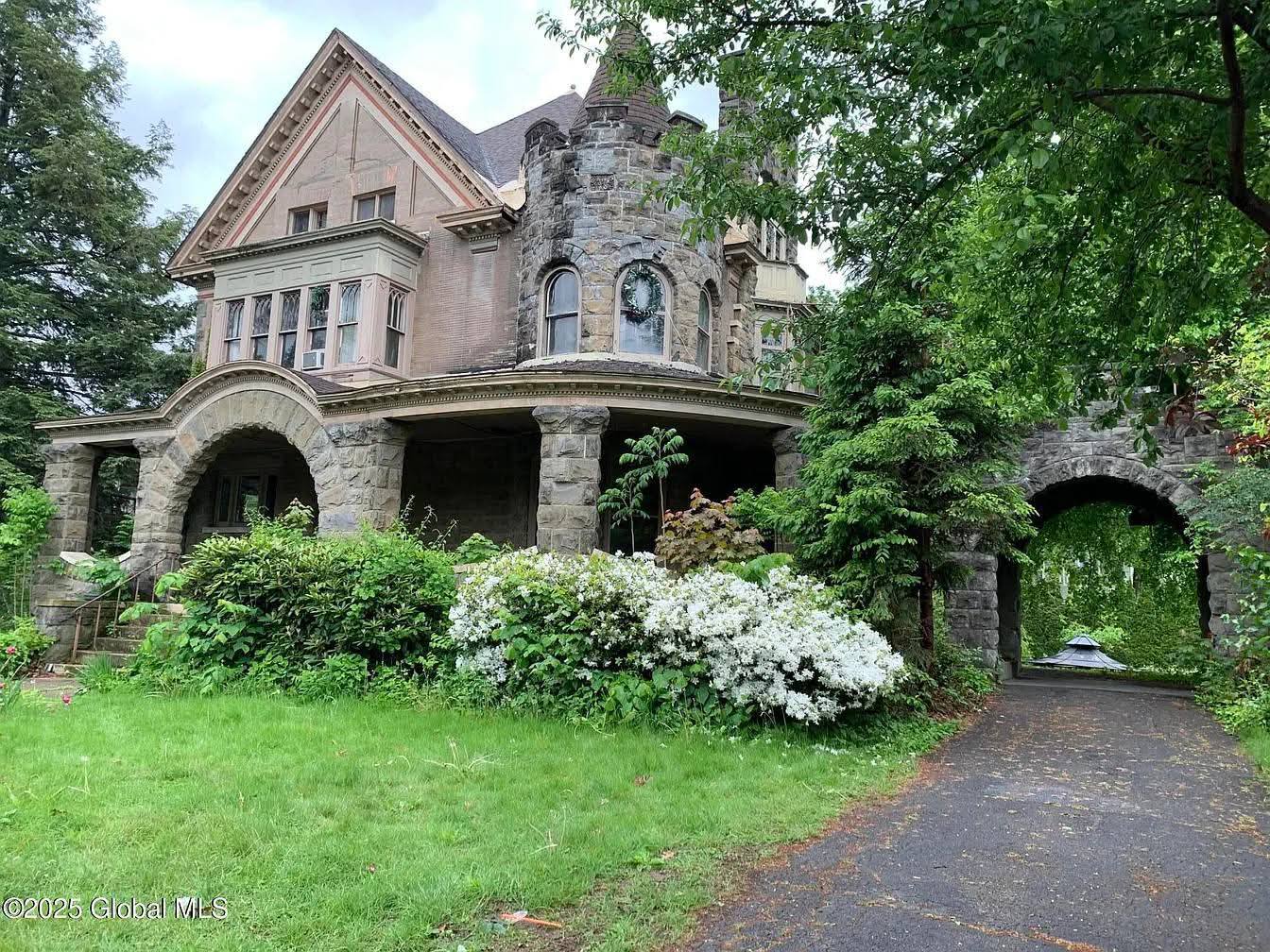 Historic Stone Victorian Mansion in Schenectady — Now $135,000 Less!