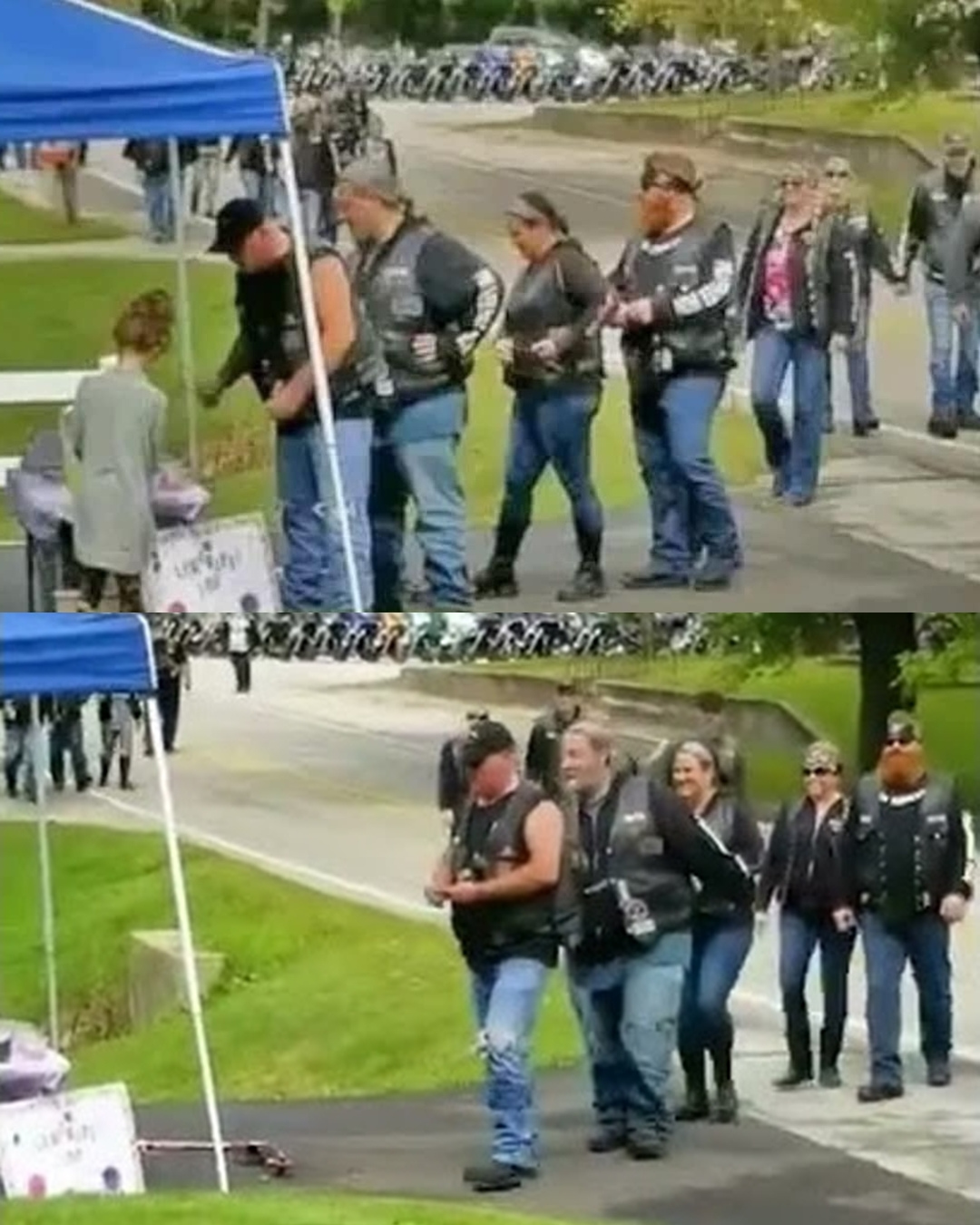 When 30 Bikers Showed Up for a Little Girl’s Lemonade Stand — A Thank You Years in the Making.