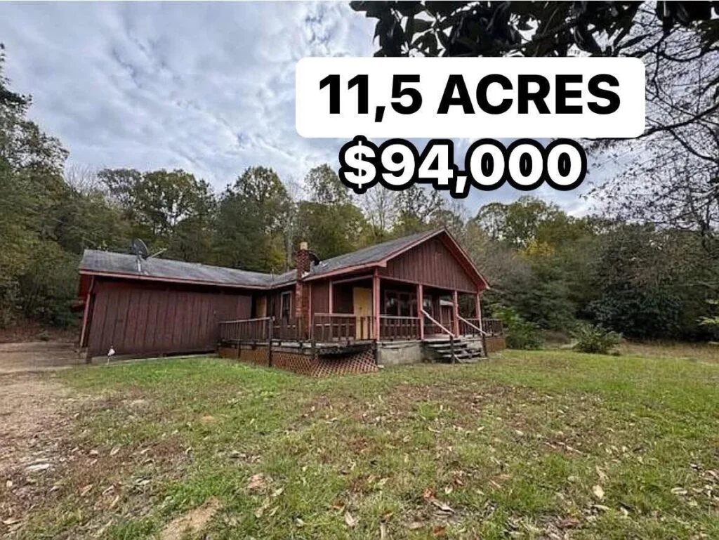 Secluded Country Retreat for Sale – Duck Hill, Mississippi