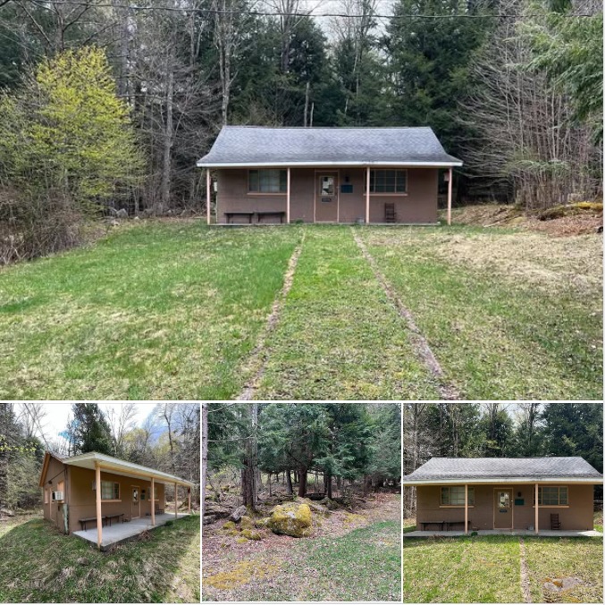 Rustic Getaway Potential – Solid Block Building on a Scenic Lot!