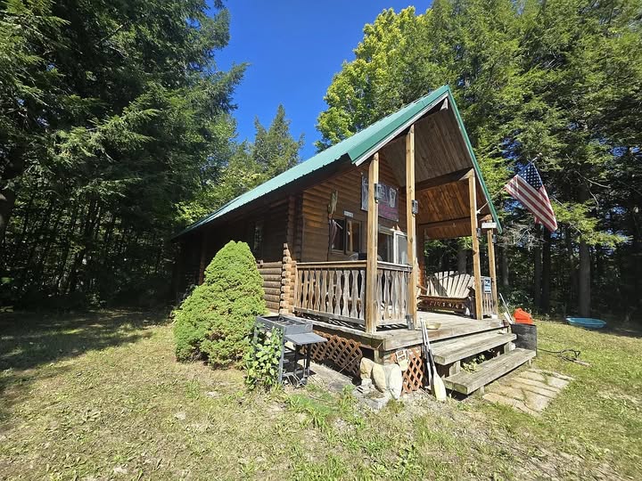 Rustic Off-Grid Log Cabin on 10+/- Wooded Acres