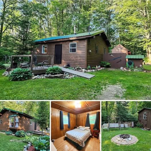 Charming 2-Bedroom Cabin on a Secluded Wooded Acre