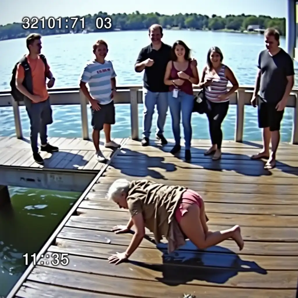 My grandson pushed me into a lake and laughed while I drowned. “Don’t be so