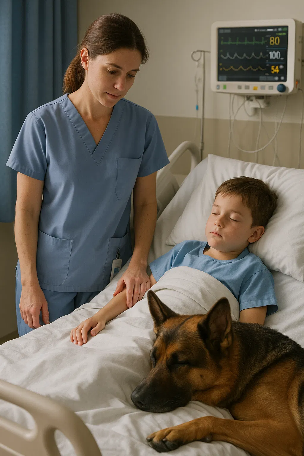I Tried to Move an 8-Year-Old Boy to Surgery… But His Dog Blocked the Door. The Reason Will Sh0ck You