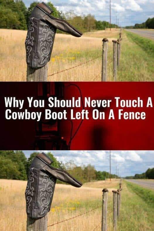 If You’ve Ever Spotted a Cowboy Boot Left on a Fence Post, You Might Have Thought It Was Strange — But It Actually Carries a Hidden Meaning