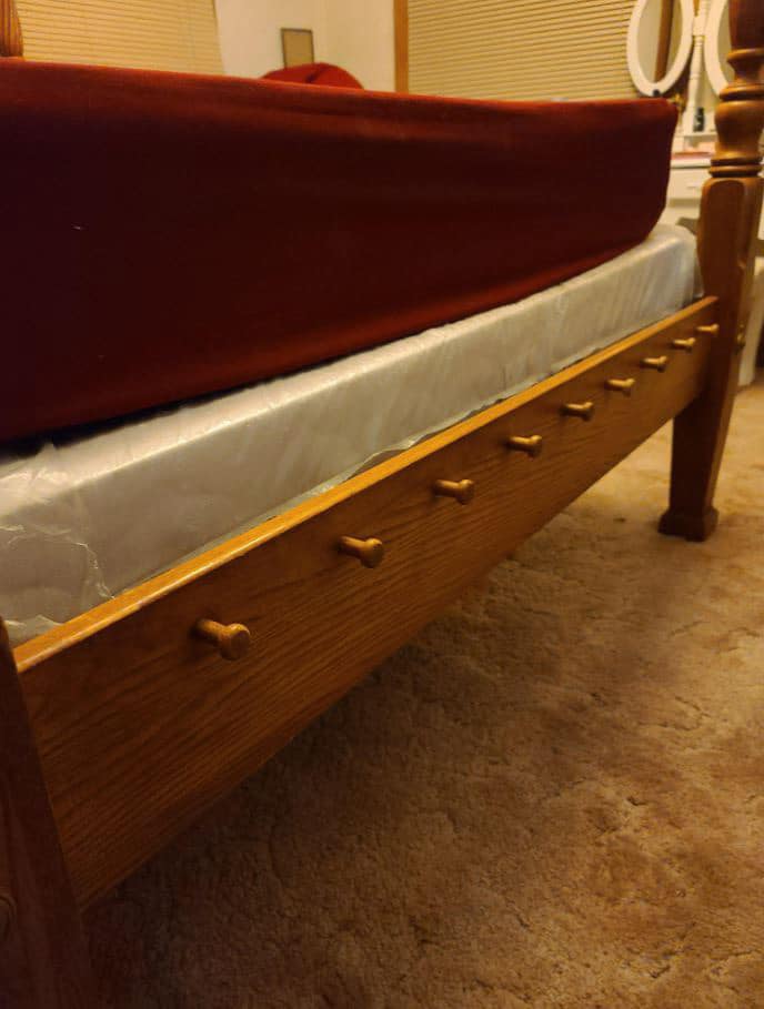 What Are These Peculiar Pegs at the End of My Bed? A Peek Into Vintage Bed Construction