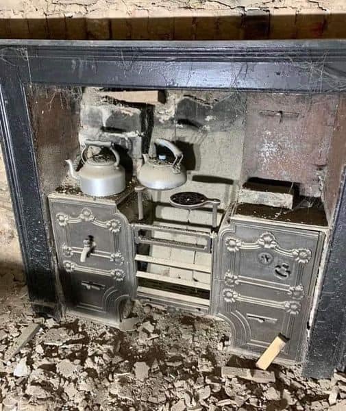 We Pulled Down a False Wall in the Cellar of Our 1857 House and Found This! Any Idea What It Could Be?