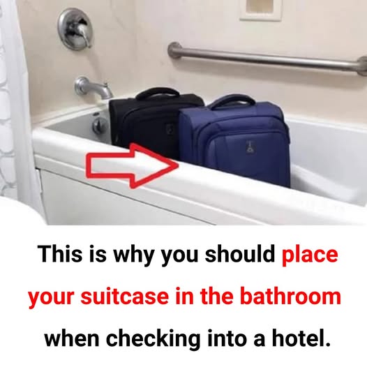 Here’s Why You Should Place Your Luggage in the Bathroom Right After Checking into a Hotel Room 😳