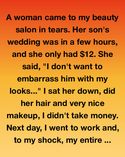 She Came to My Salon in Tears — The Next Day, I Walked Into a Beautiful Surprise