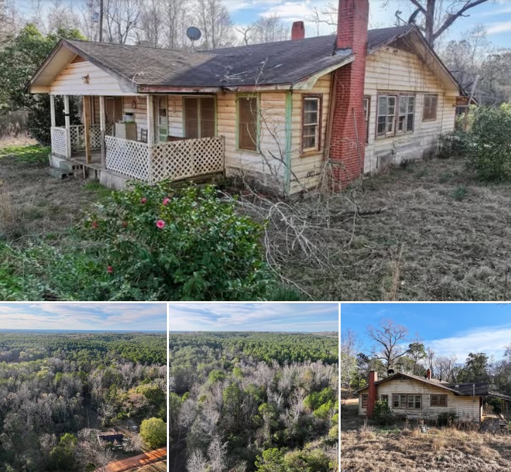 Rustic Retreat on 7.7± Acres – 4-Bedroom Home in Rural Alabama