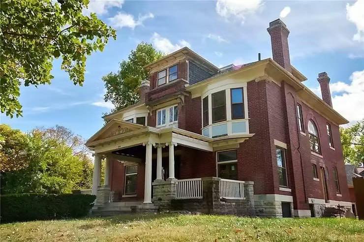 1906 Ohio H.C. Hopkins Mansion With 6 Original Fireplaces Lists For Just $219,900!