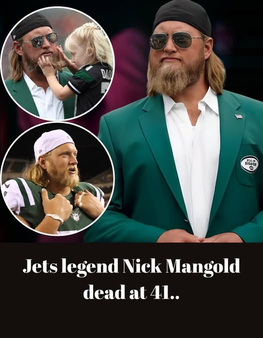 Heartbreaking Loss: New York Jets Legend Nick Mangold Found Dead at 41 — Fans in Shock