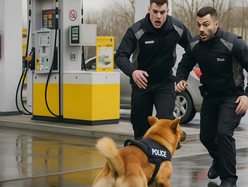 At the gas station, a red dog suddenly appeared and started barking loudly at the employees: but shortly after, something terrible happened, and everyone understood the reason for the dog’s strange behavior