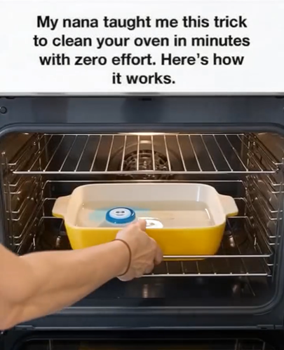 Nana’s Easy Method for Cleaning Your Oven Without Using Strong Chemicals