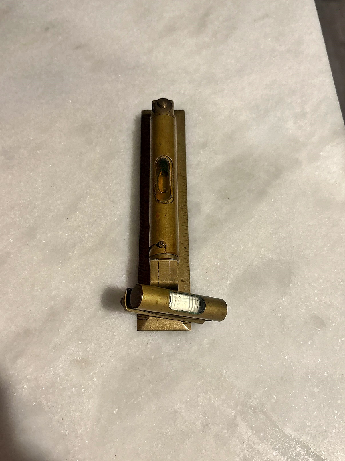 The Brass Dual-Plane Level: Precision with a Touch of Elegance