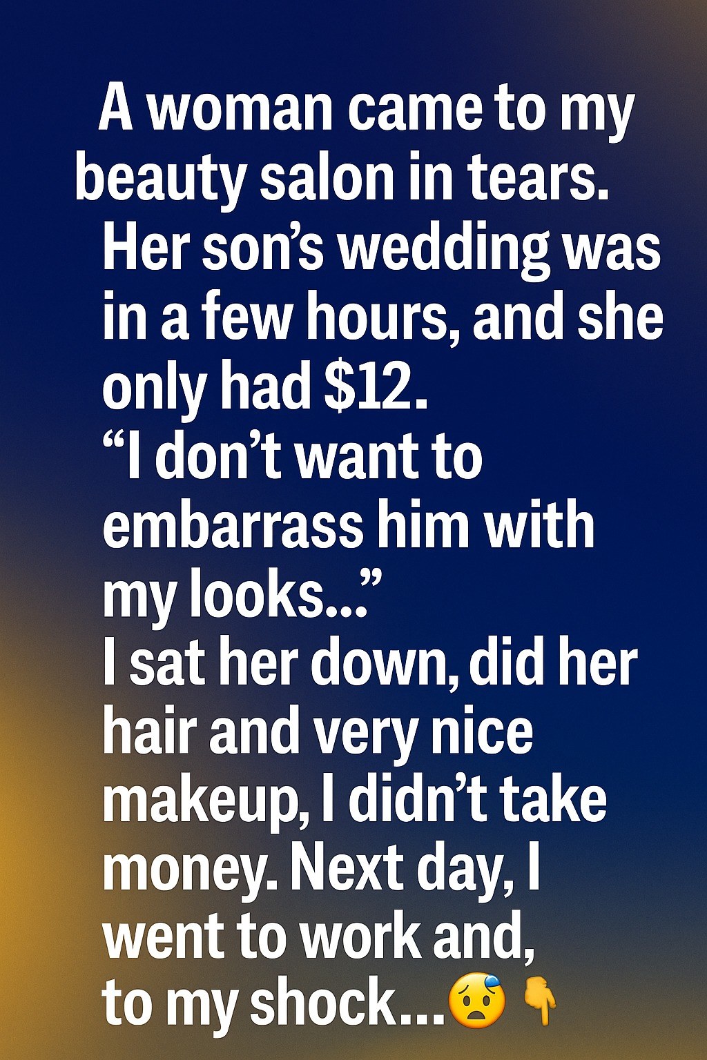 A Mother Wanted to Look Beautiful for Her Son — Kindness Did the Rest