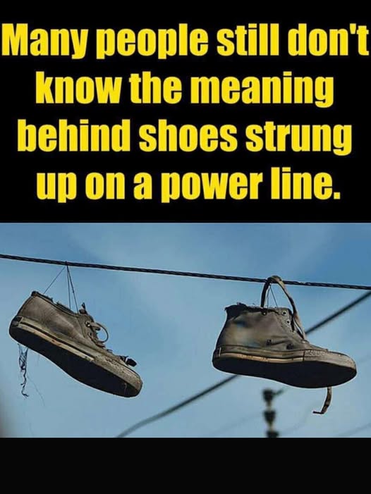 The Meaning Behind Shoes Strung Up on a Power Line – What Does It Really Mean?